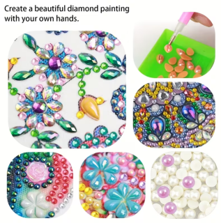 Preview: Diamond Painting Perlen Phönix
